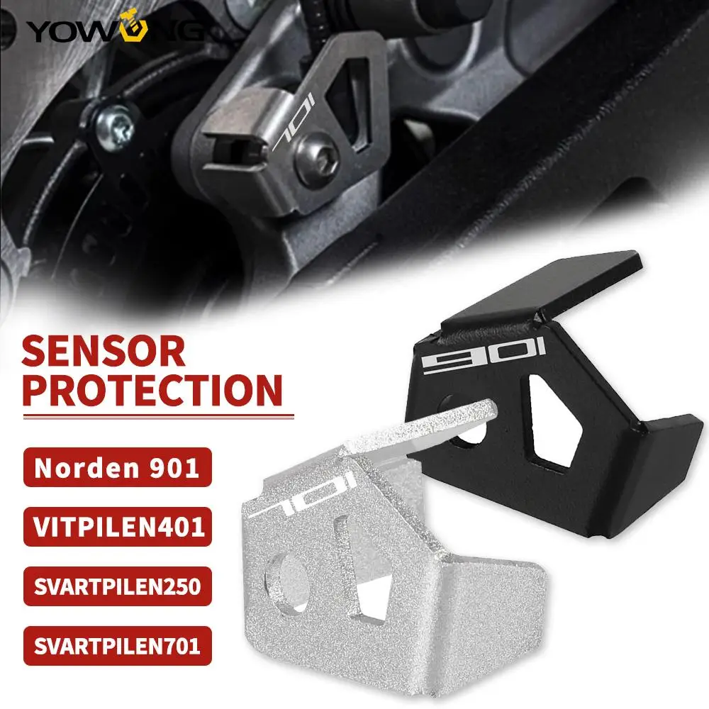 

Motorcycle Accessories CNC Rear ABS sensor Guard Protection Cover For Husqvarna Norden 901 Svartpilen 401 250 701 VITPILEN 401