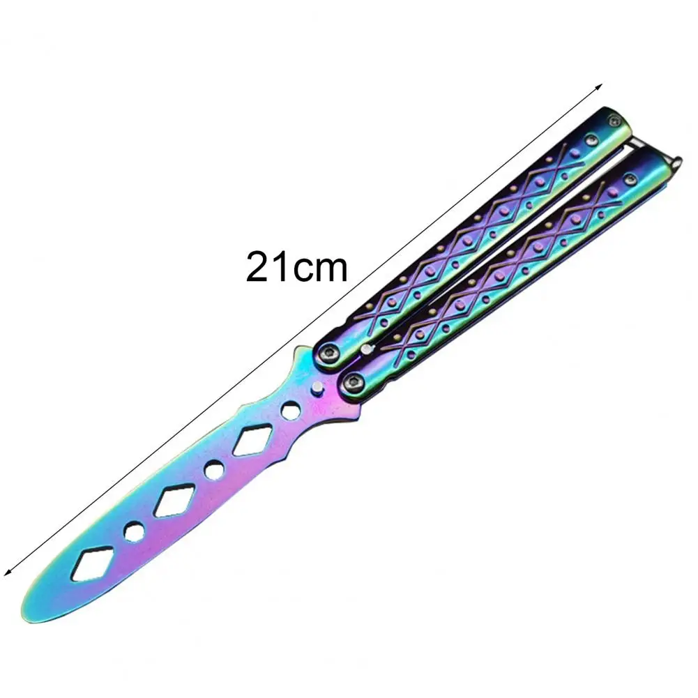 Anti-rust Folding Butterfly Cutter Not Sharpened Long Service Life Handsome Cool Play for Outdoor Game | Инструменты