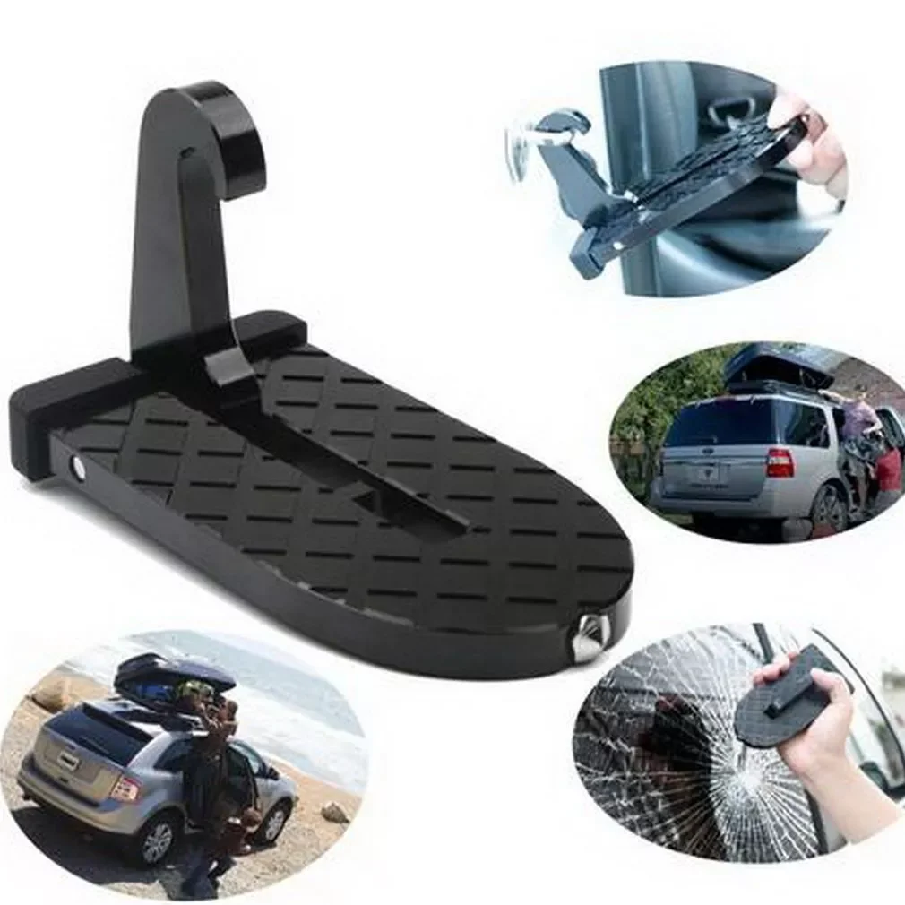 

2 in 1 Universal Foldable Auxiliary Pedal Roof Pedal Foldable Car Vehicle Folding Stepping Ladder Foot Pegs Easy Car Accessories