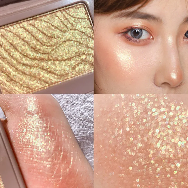 

Face Body Makeup Waterproof Shimmer Highlighter Monochrome Eye shadow Palette Highlight Makeup Contour Face High Gloss Powder