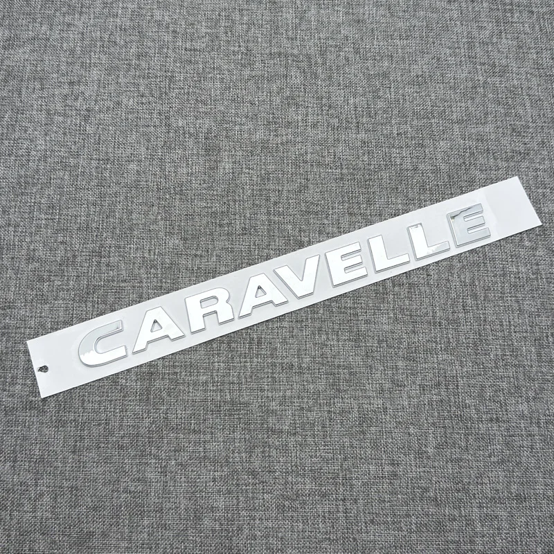 

2011 Transporter V Задний багажник Эмблема на крышке багажника Значок Caravelle Letter CARAVELLE