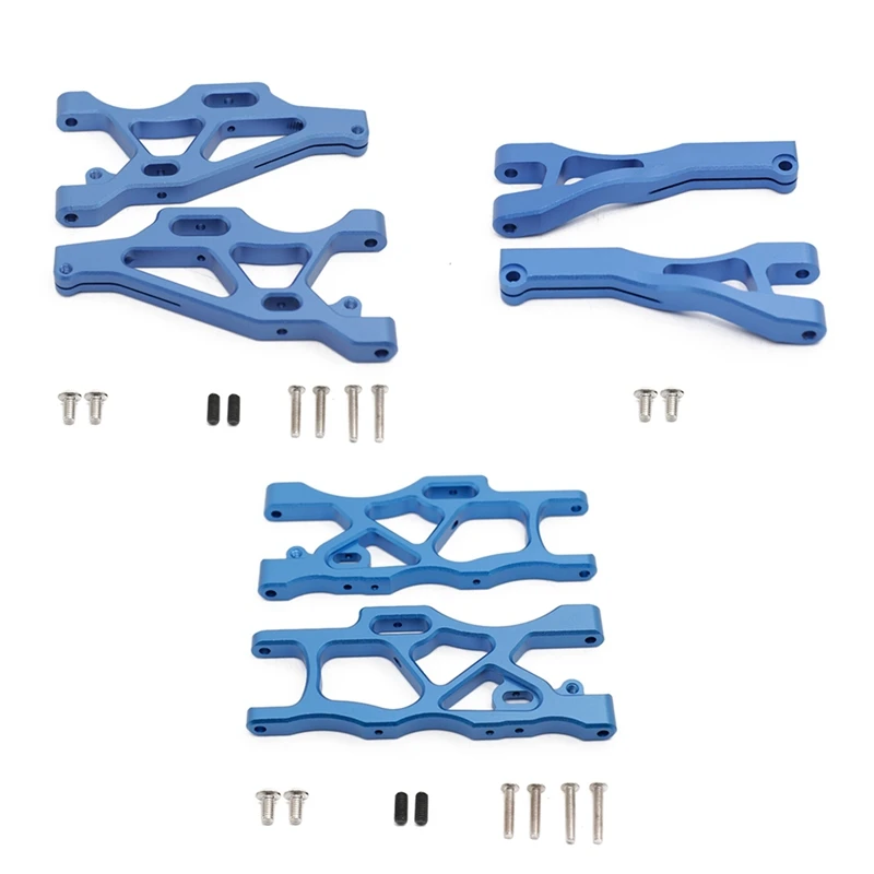 

6Pcs Metal Front & Rear Suspension Arm Swing Arms Set For Arrma Mojave 1/7 6S 4WD BLX RC Truck Car Upgrade Parts