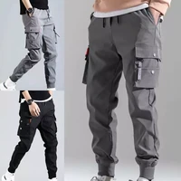 men trousers jogging military cargo pants casual work track pants summer joggers mens clothing teachwear thin design