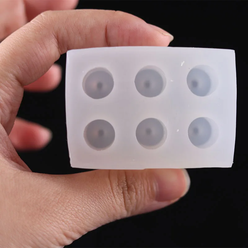 Мини-форма в виде свечи силиконовая форма сделай сам с 6 емкостями маленькая