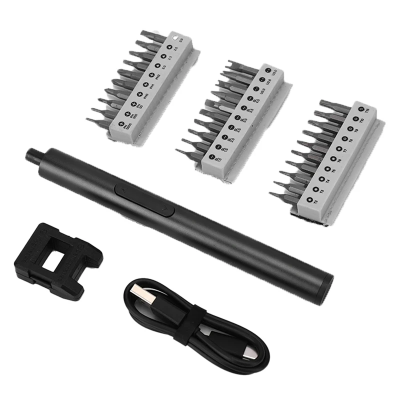 

Precision Electric Screwdriver Rechargeable S2 Steel Bit Screwdriver Set Repair Power Screw Tools Cordless Screwdriver