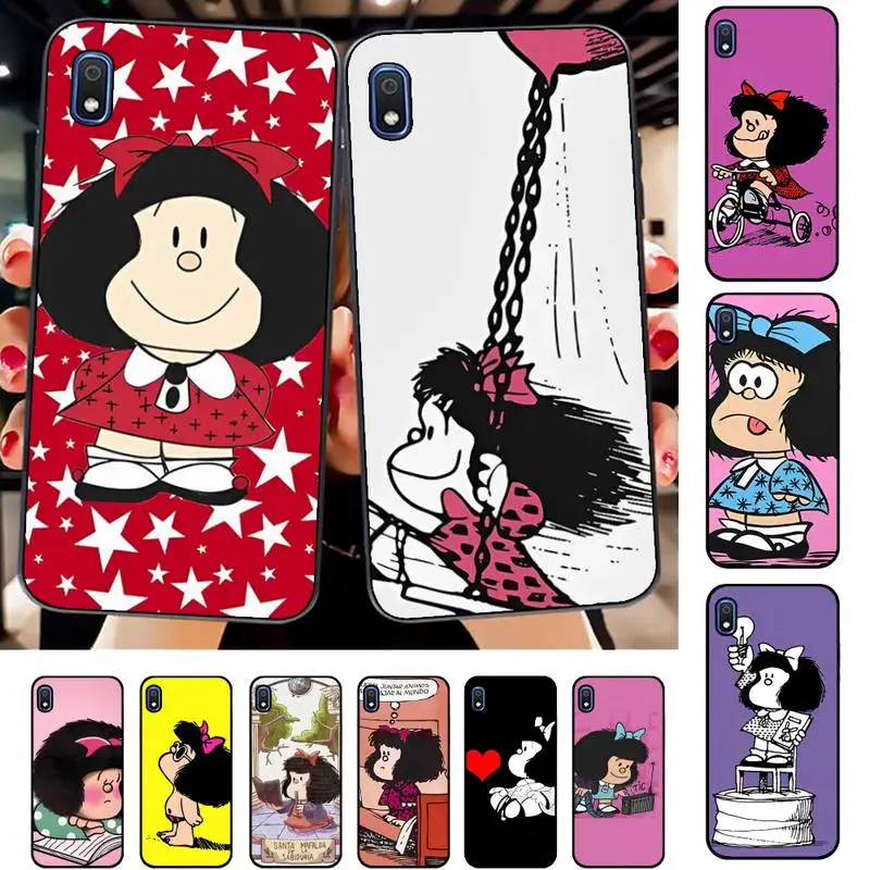 

Mafalda Cartoon Phone Case for Samsung A51 01 50 71 21S 70 31 40 30 10 20 S E 11 91 A7 A8 2018