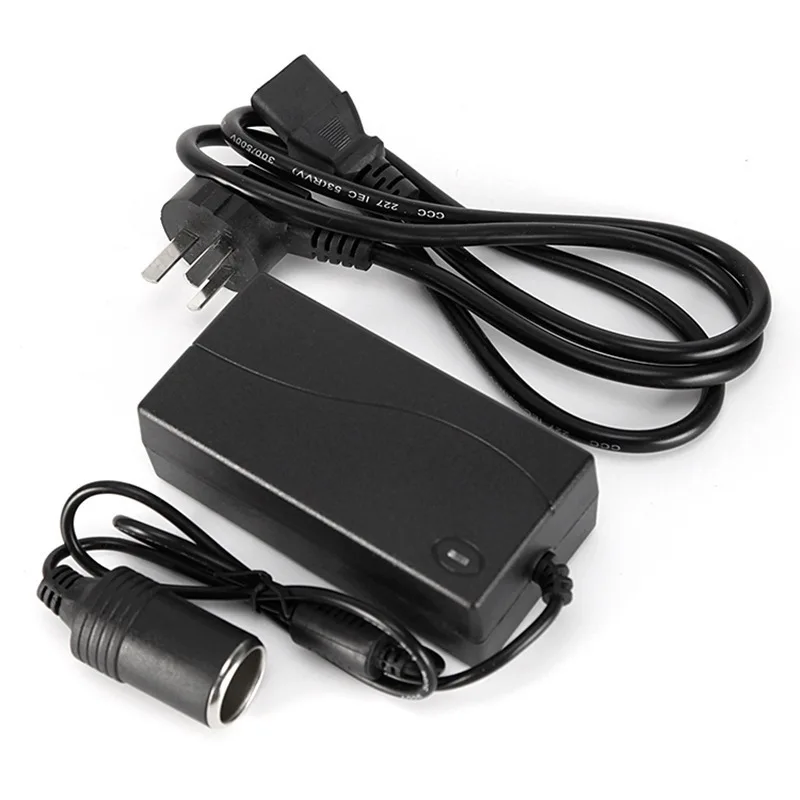 

220V AC To 12V DC 5A 60W for Car Air Pump /Vacuum Cleaner Car Inverter Cigarette Lighter Adapter Socket Converter