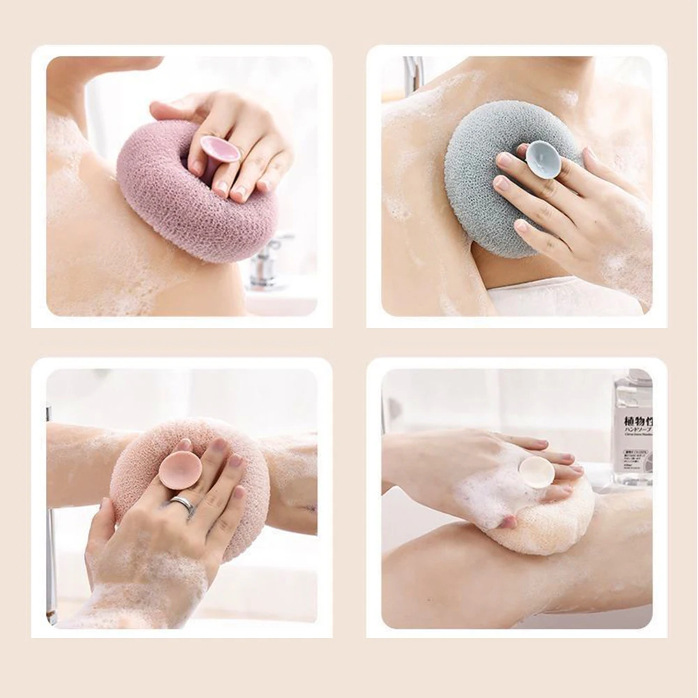 

New Mesh Bath Sponge Balls Soft Cleaning Brush Massage Bubbler Bath Balls Exfoliat Body Cleaner Bathroom Accessories Scrubbers