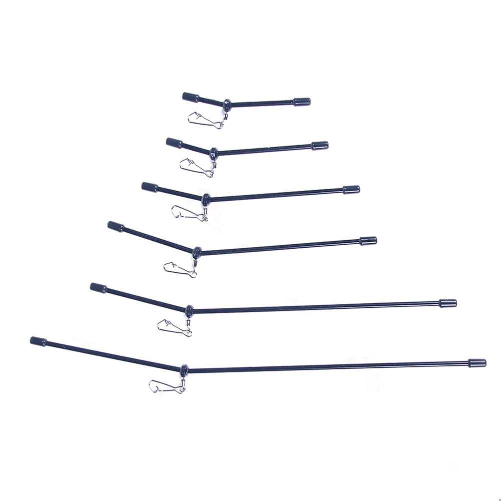 

7/9cm Fishing Anti Tangle Booms Balance 5 Pcs Black With Sinker Snaps Connector Feeder Light Trolling Boat Luminous Plastic