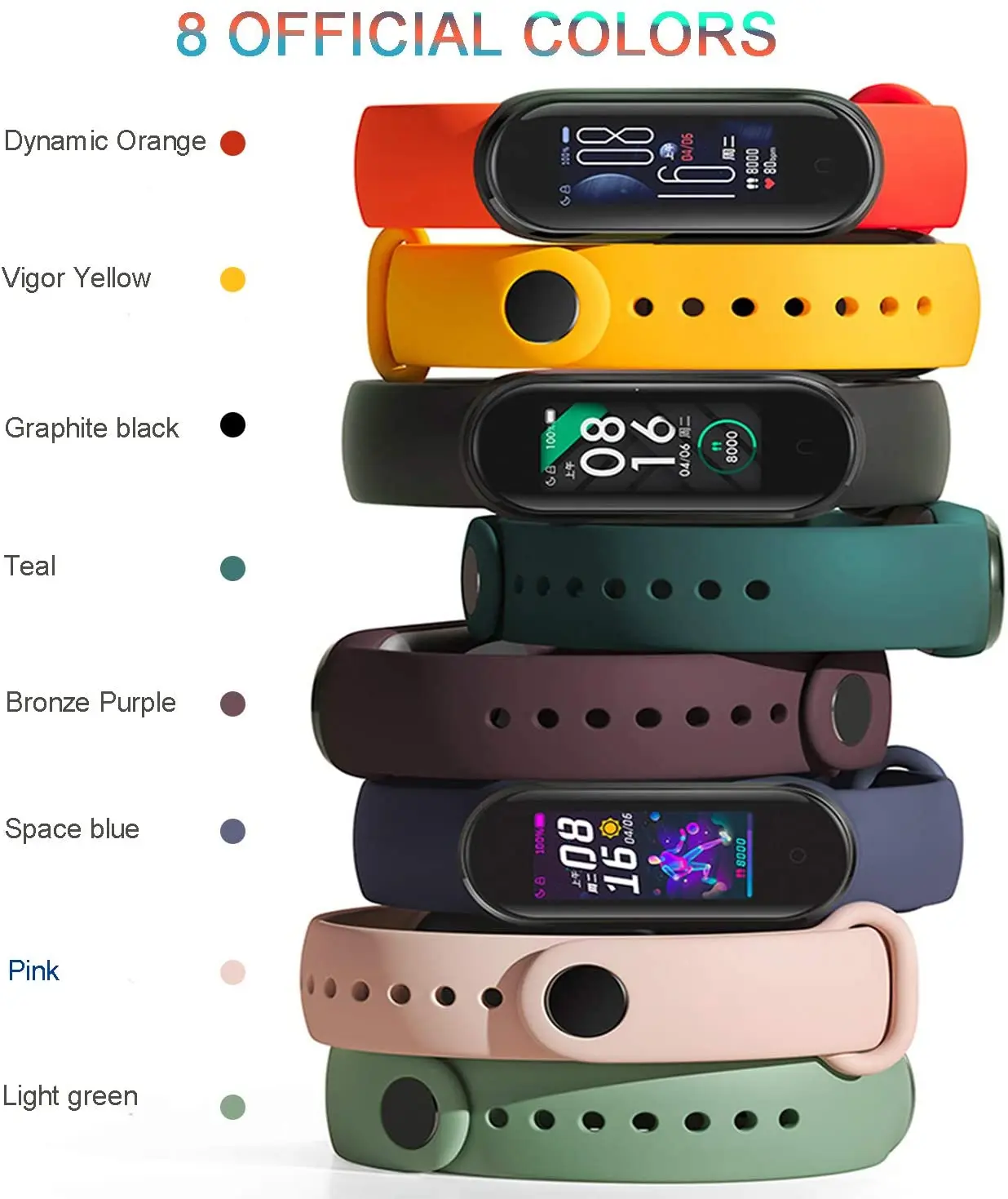Strap for Xiaomi Mi Band 7 6 5 4 3 Sport Bracelet watch Silicone wrist strap For xiaomi mi band 7 3 4 5 bracelet Miband 7 Strap