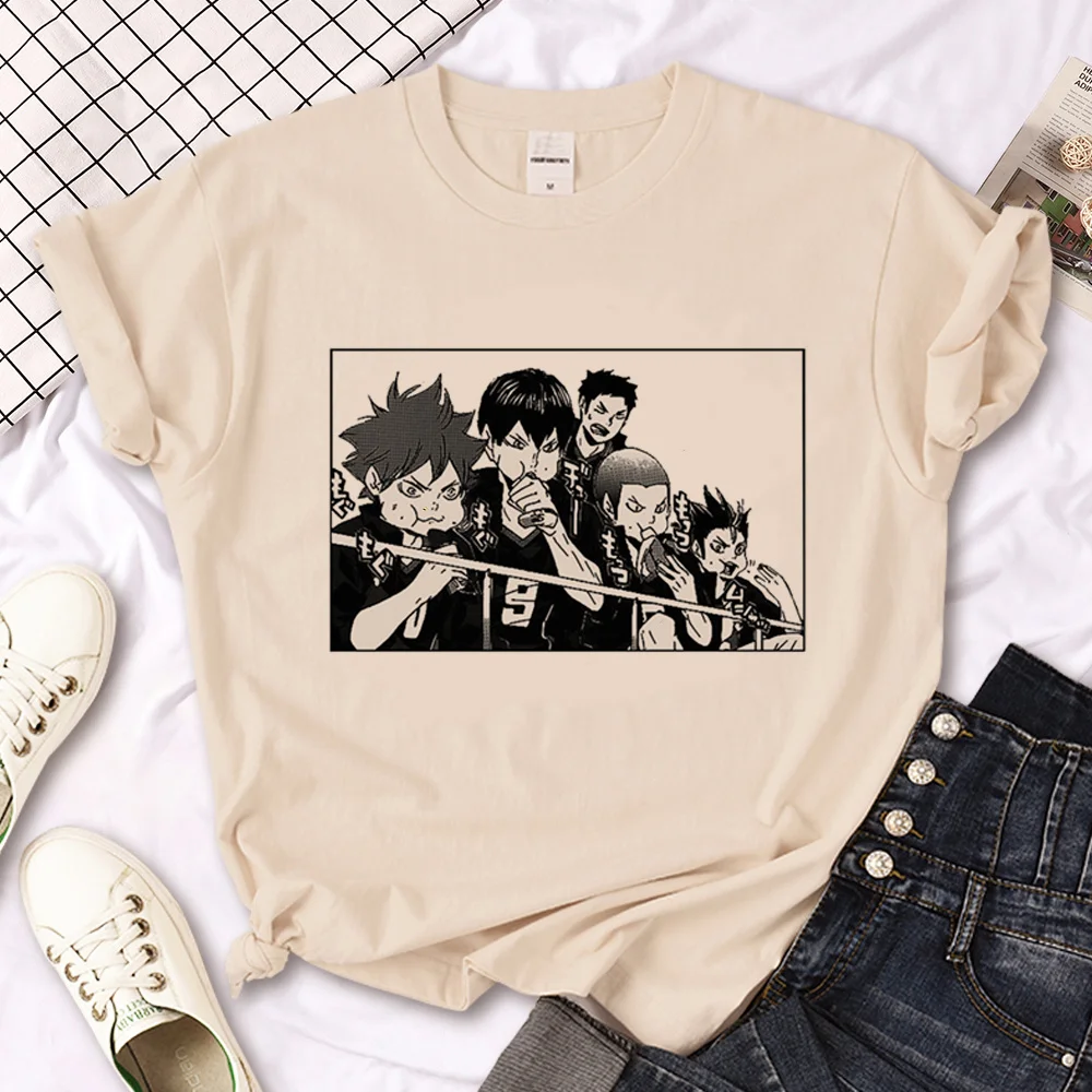

Haikyuu волейбол Voleibol Футболка женская графика harajuku футболка женская уличная одежда