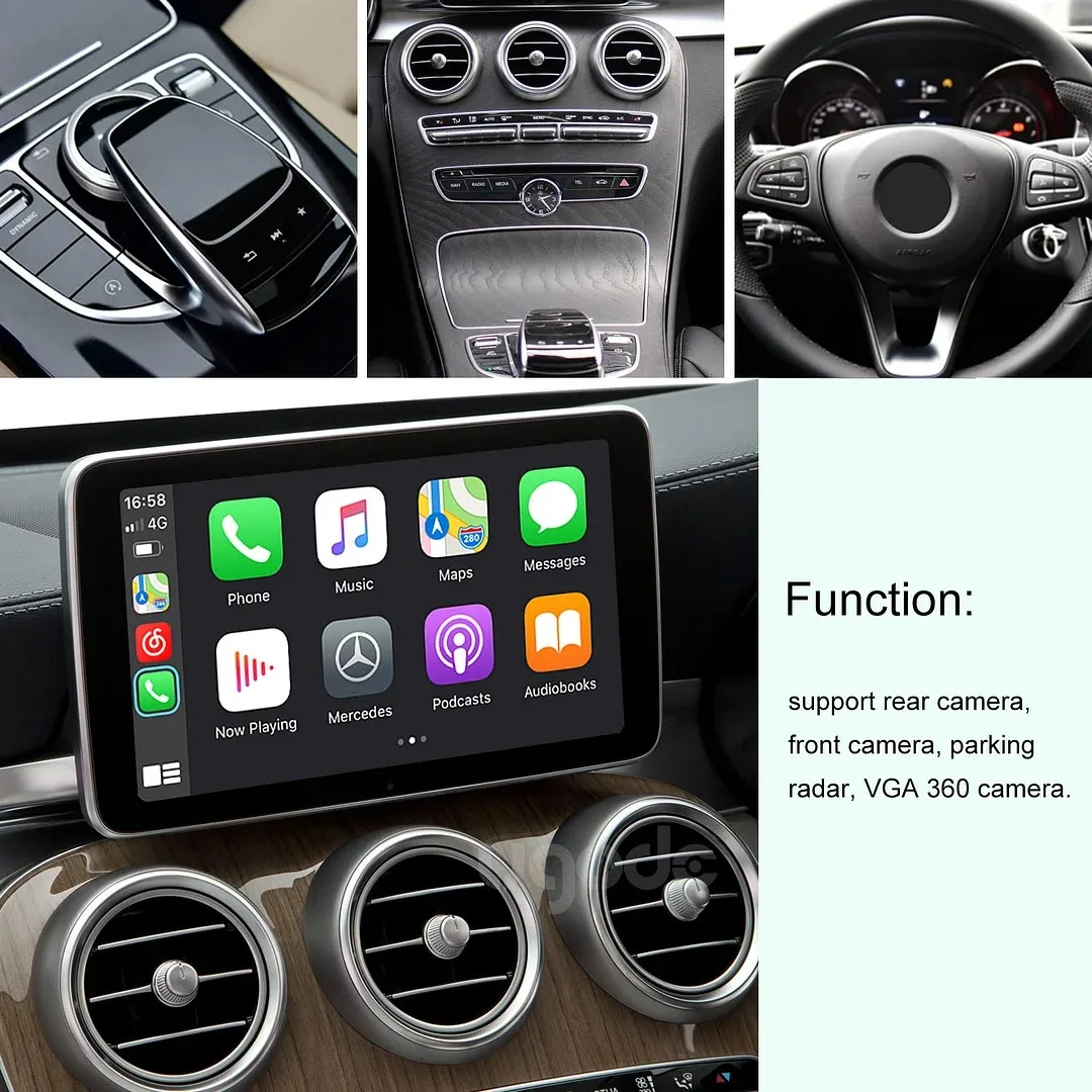 Фото Ugode Wireless Wired CarPlay Android Auto Decoder Box MirrorLink AirPlay for Mercedes Benz V-Class W447 Vito NTG5.0 2014-2018​ №5