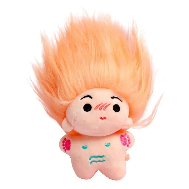 

Cute Keychain Plush Long Hair Plush Dolls Keychain Comfortable Soft Doll Toys For Boys Girls Kids Teens Children Plush Keychain