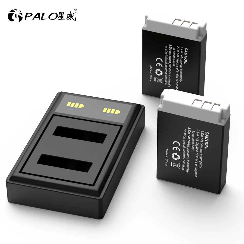 

PALO 1250mAh for Canon PowerShot G5X G7 XMark II G7X G9X SX720 SX730 SX740 HS Camera Battery NB-13L NB13L NB 13L Battery Charger