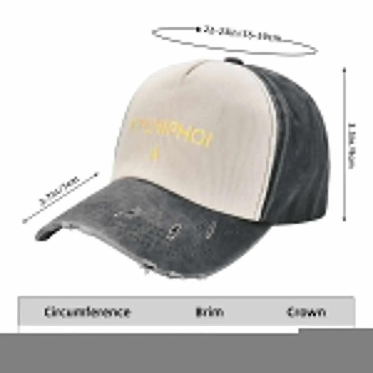 Бейсбольная кепка atychiphobia шляпа для гольфа с капюшоном на заказ Wild Ball женщин 2025 г.