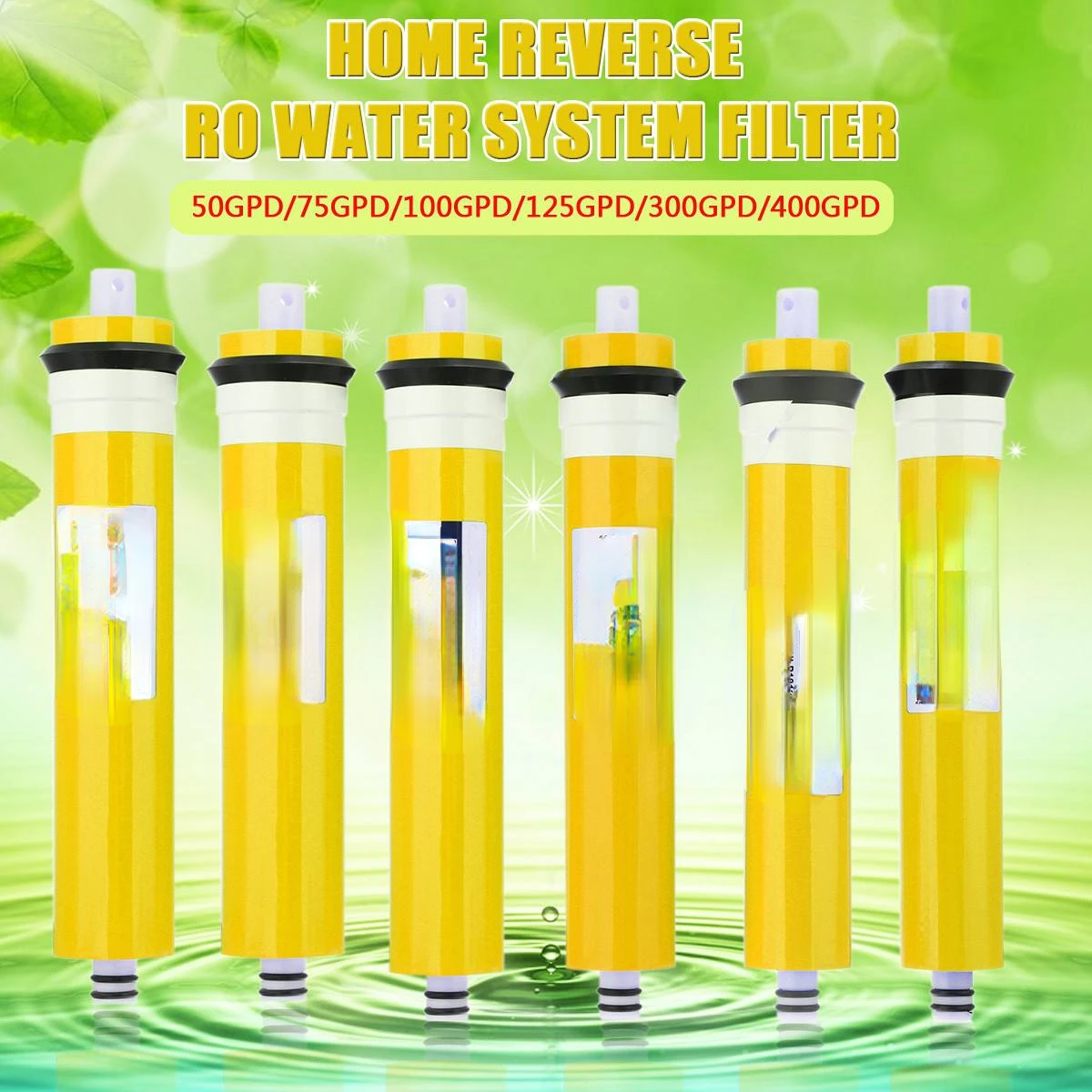 

Мембрана обратного осмоса, Сменный фильтр для воды, домашняя кухонная система очистки питьевой воды, бытовая техника