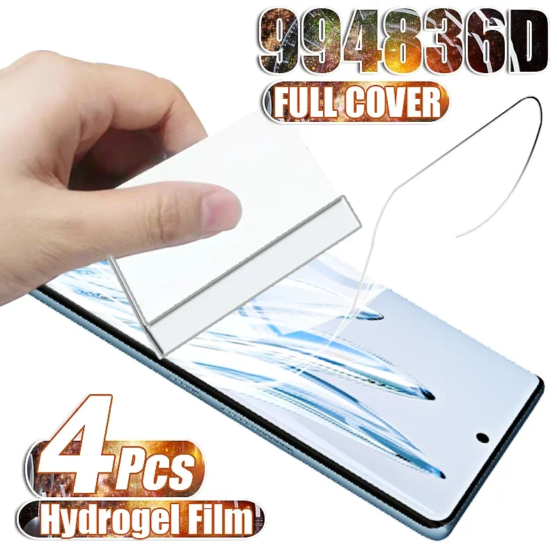 

4PCS Hydrogel Film for huawei Honor 70 60 Pro Plus X40i X7 X6 X9 X8 4G 5G Not Glass Film Honor X8 Screen Protector Soft TPU Film