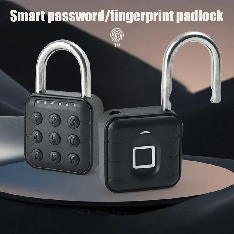 

Замок с паролем/сканером отпечатков пальцев, умный водонепроницаемый замок для дверей, из цинкового сплава, с биологическим распознаванием отпечатков пальцев, для шкафов с файлами