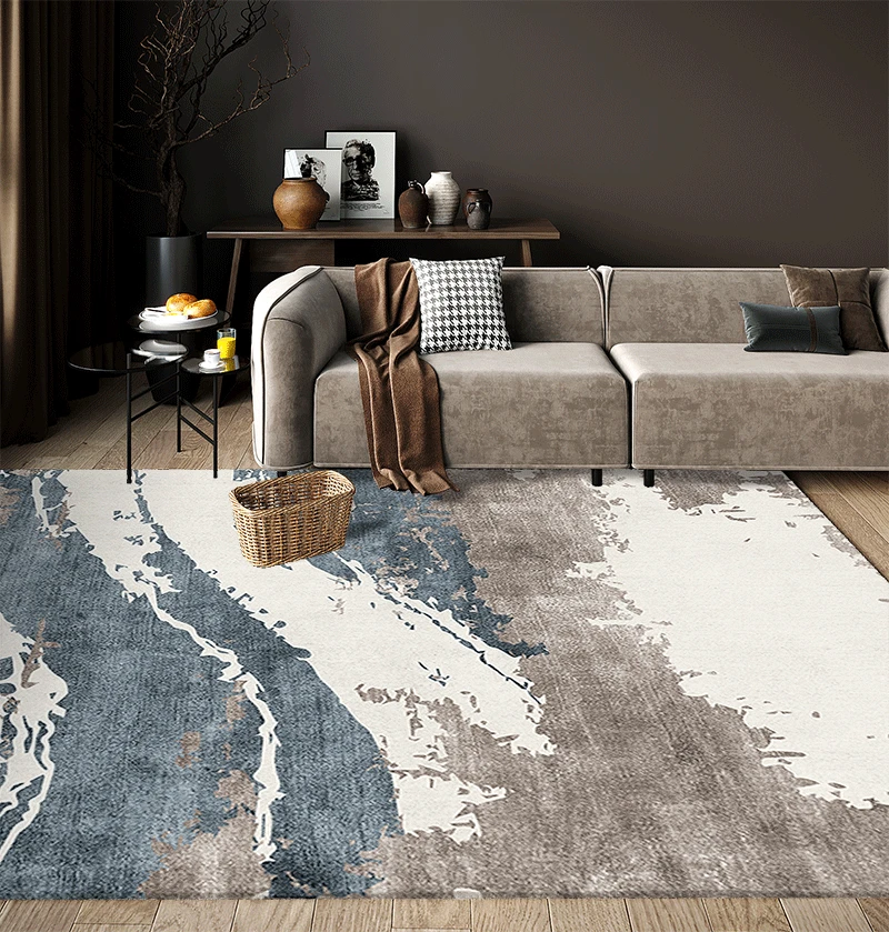

Nordic Carpets Light Luxury Living Room Coffee Table Rug Home Decoration Bedroom Non-slip Rugs Anti-dirty Entry Porch Door Mats