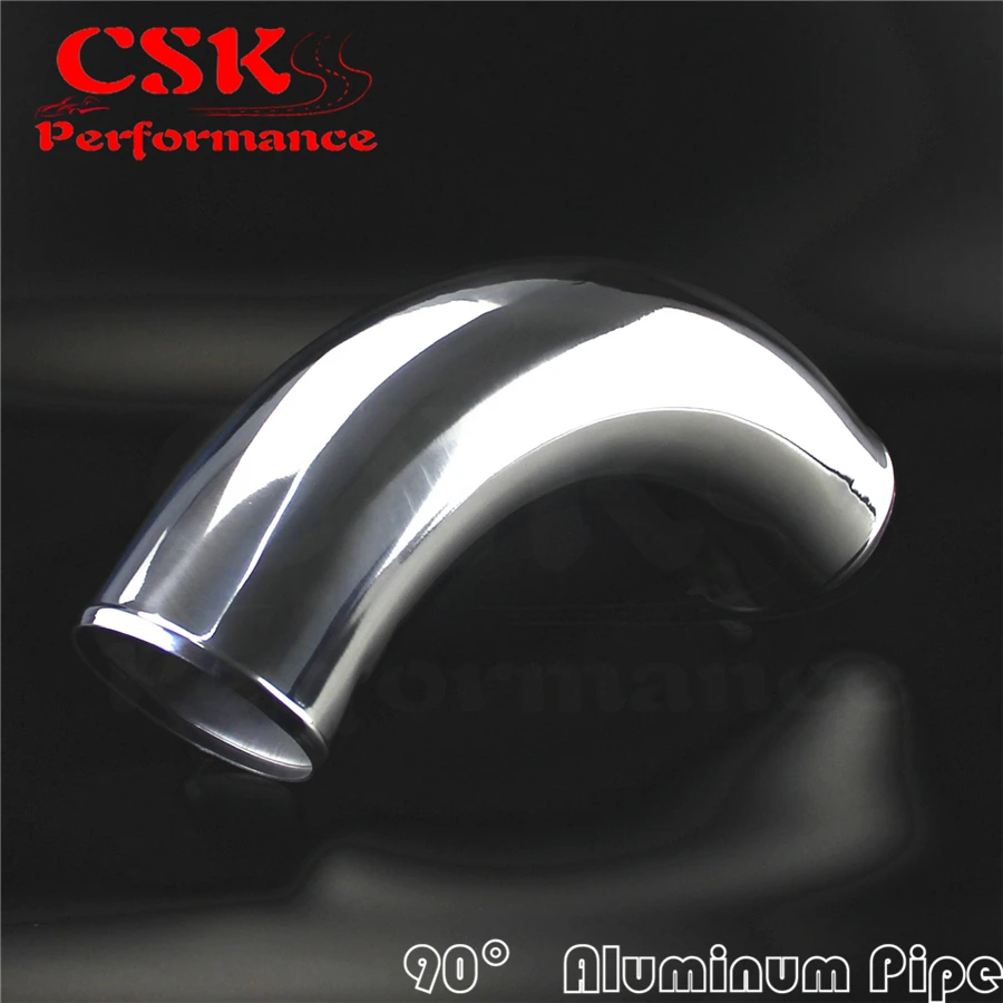 

90 Degree 127mm 5" inch Aluminum Intercooler Intake Pipe Piping Tube hose