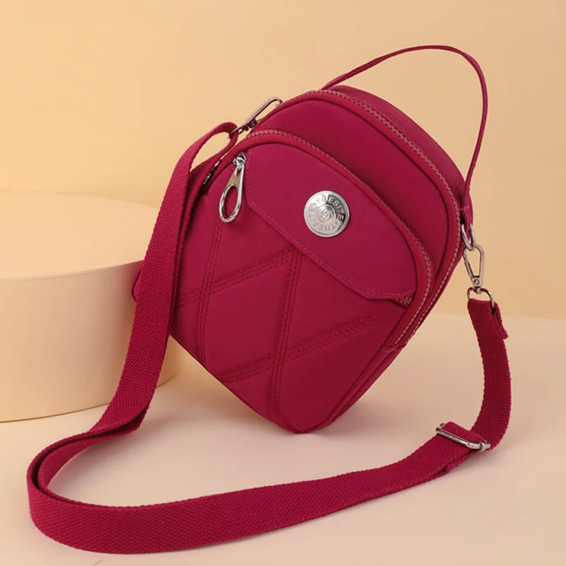 Crossbody Bags for Women 2023 New Luxury Designer Nylon Handbags Brand Fashion Ladies Mini Handbags for Women Plaid Shoulder Bag