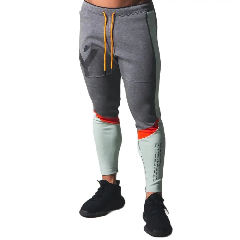 

Autumn Casual Pants Men Joggers Sweatpants Fashion Patchwork Trousers Male Gym Fitness Workout Cotton Running Sport Track Pants