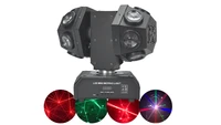 new professional dj equipment 10w12pcs rgbw 4in1 led double arms sharpy beam moving head light for disco party stage