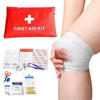 79pcs portable travel first aid kits for home outdoor sports emergency kit waterproof emergency medicals eva bag red pack