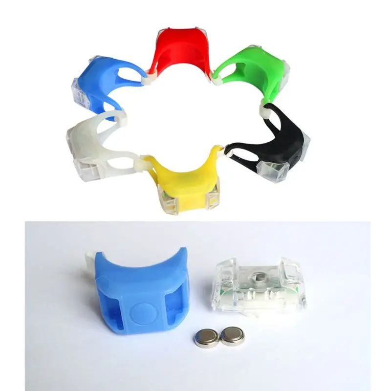 

2 шт., силиконовые водонепроницасветильник светодиодные лампы для детской коляски