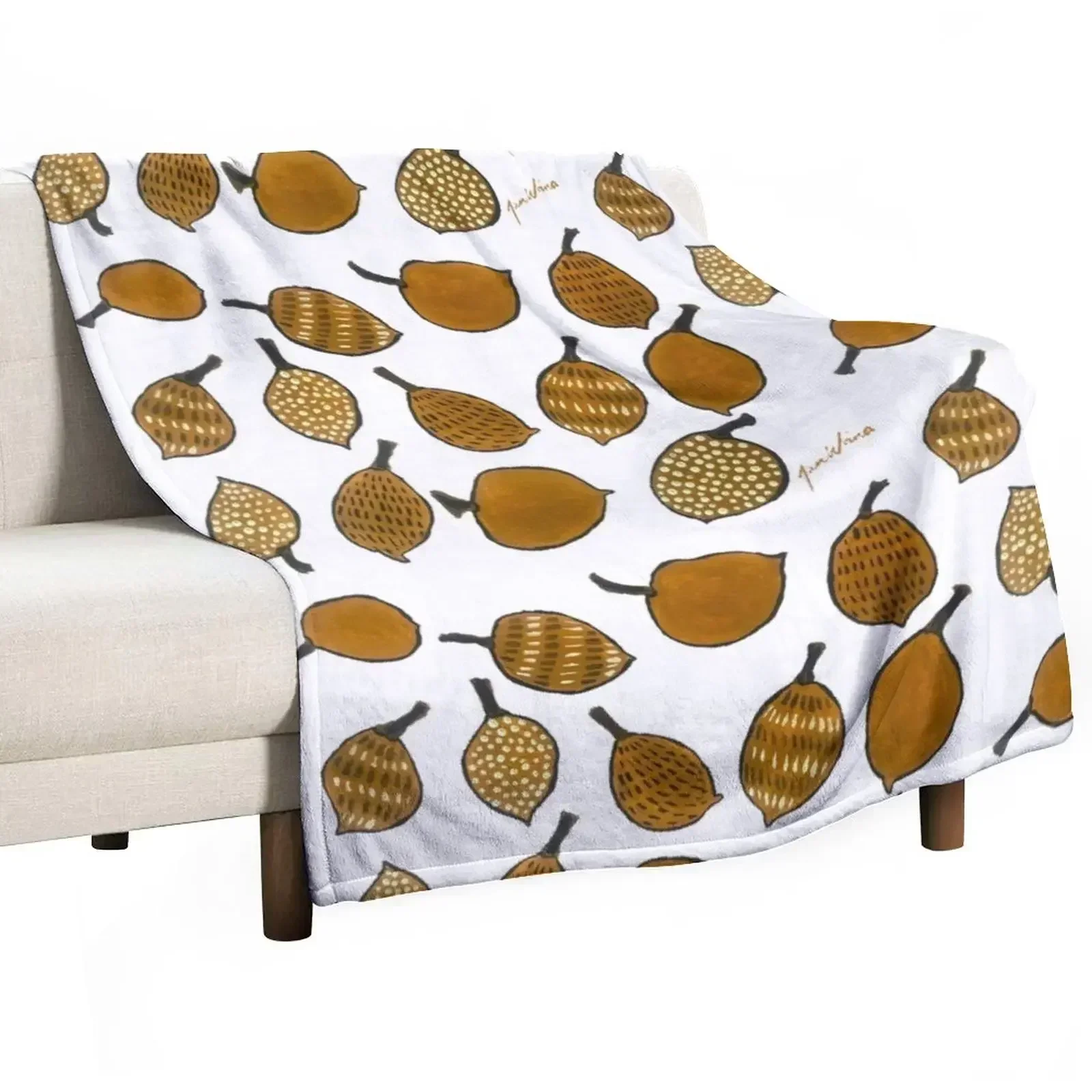 Диванное одеяло Jumulu - Boab орехи плед на диван мягкие кровати одеяла