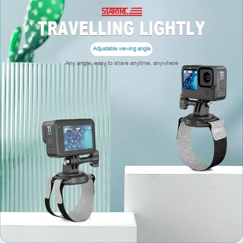 Регулируемый ремешок на запястье для GoPro Hero 11 10 9 8 быстросъемный держатель с