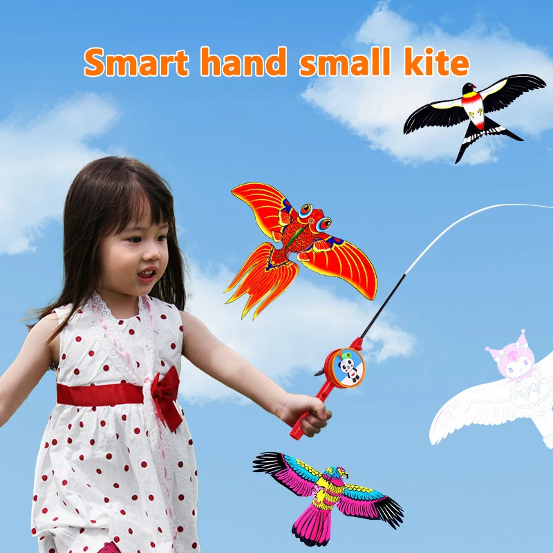 Миниатюрная удочка для воздушного змея новые динамические аксессуары выдвижной