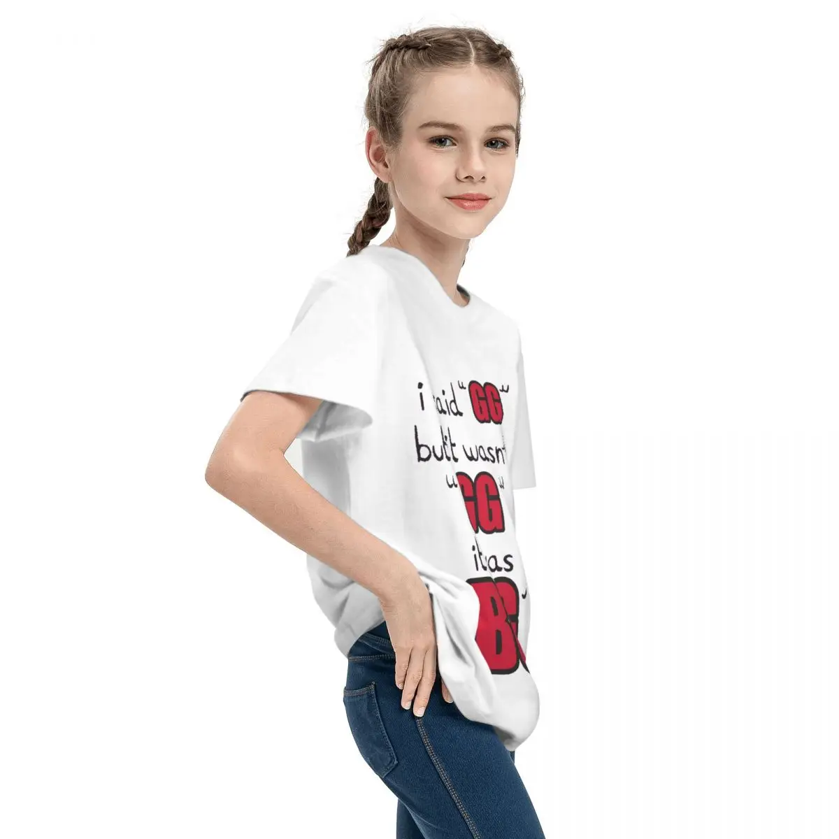 Teeanger я сказал GG но это не было GG... Футболка с коротким рукавом и круглым вырезом