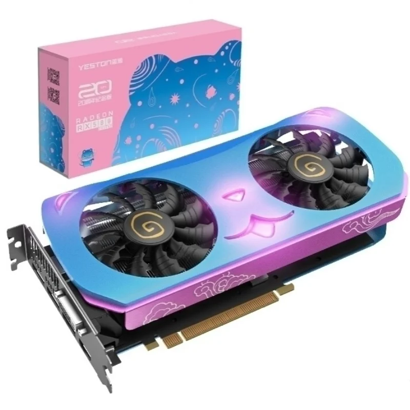 

RX 580 Graphics D5 Cute Pet High Efficiency Mining Graphics Card
