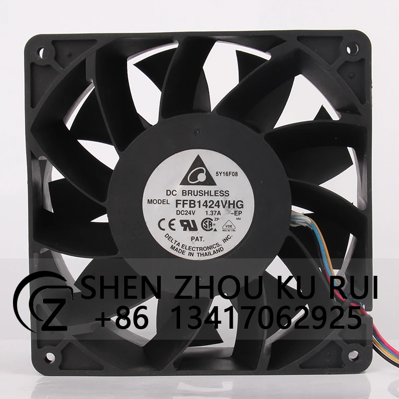 Чехол вентилятор с двойным шарикоподшипником Для DELTA FFB1424VHG 140x140x50 мм 14050 14 см 24 в а инверторный вентилятор ABB с высоким потоком воздуха