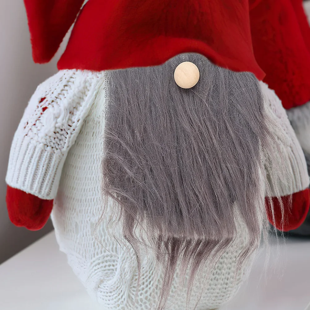 

24 Sets Decorate Santa Suit Gnome Craft Accessories Flannel Crafting Gnomes Supplies