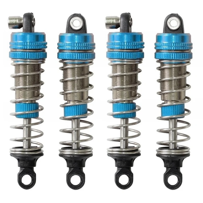 

4Pcs Metal Shock Absorber for Xinlehong Q901 Q902 Q903 9130 9135 9136 9137 9138 Hosim 1/16 RC Car Upgrade Parts