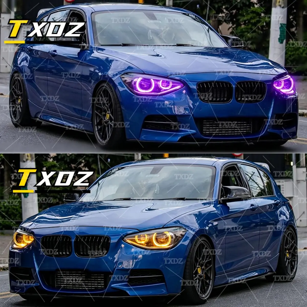 Фото Модули дневных ходовых огней (DRL) для BMW 1 серии F20 F21 Pre-LCI 118i M135i 116d 2012-2015 годов выпуска, ксеноновые фары. №5
