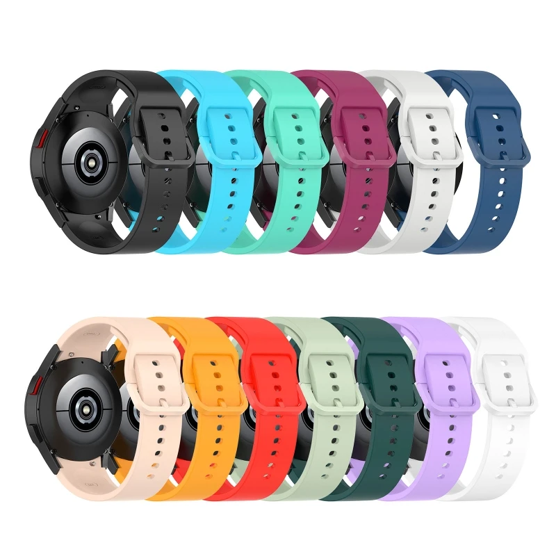 

Скорректированный ремешок для часов Силиконовый ремешок для часов для Galaxy Watch5/Watch5 pro/Watch4/Watch4 Classic/watch3 41