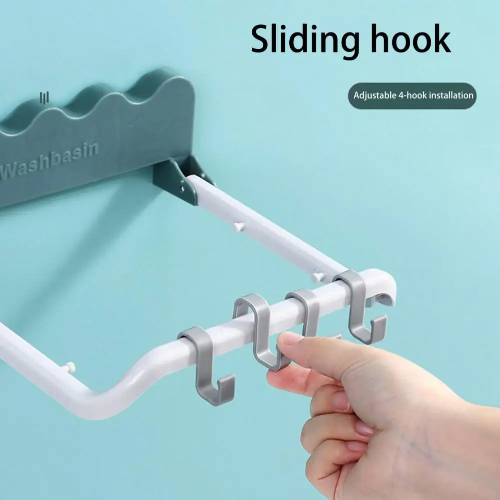 

Sturdy Washbasin Hanger Suction Cup Large Capacity Great Stickiness Washbasin Storage Rack Household Stuffs