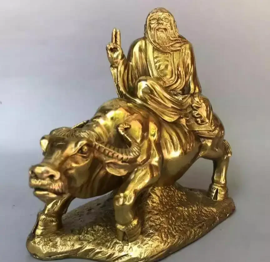 Металлическое латунное украшение для верховой езды Laozi Ox домашний офис