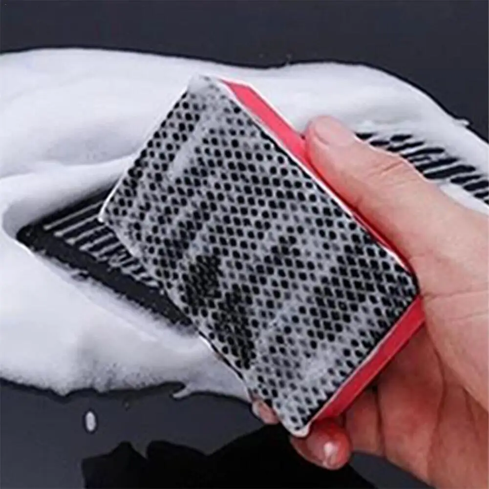

New Car Wash Mud Magic Clay Bar Sponge Block Pad Remove Contaminants Before Polisher Wax For Car Care Cleaning H4L4