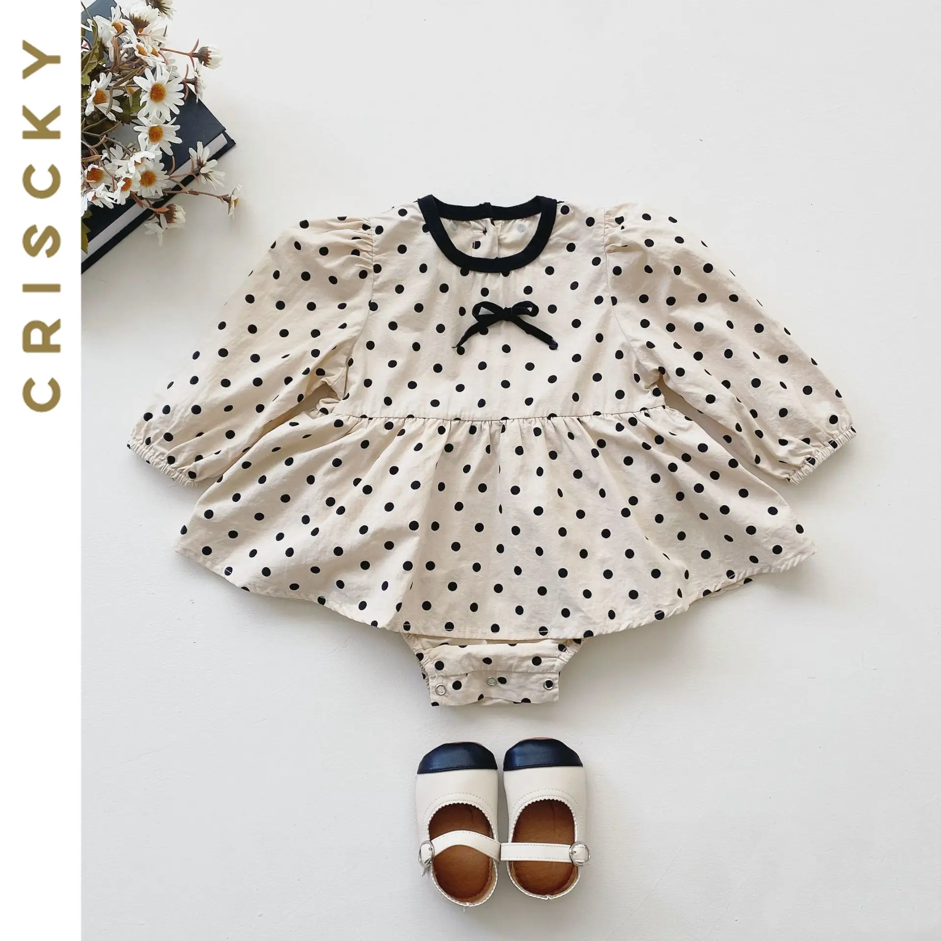 

Baby Clothes Girls Romper for Newborns Bodysuit Children's Clothing Long Sleeve Dot Girl Bodysuit Autumn Girls Costume