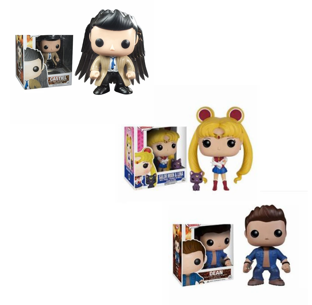 Экшн-фигурки супер натуральные 94 # Кастиэль 95 Сейлор Мун Луна кот 89 виниловые