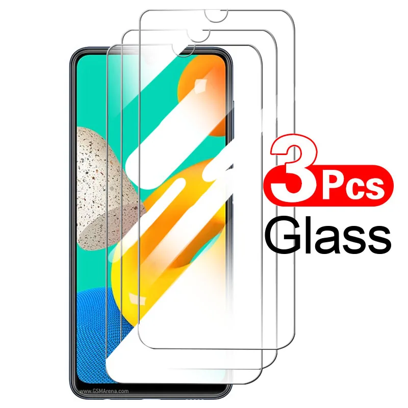 

3 Pcs Protective Glass for Samsung Galaxy M32 M21 HD Screen Tempered Samzung M 30s 31s M30 M31 S A32 M32 5G 31 Protective Film