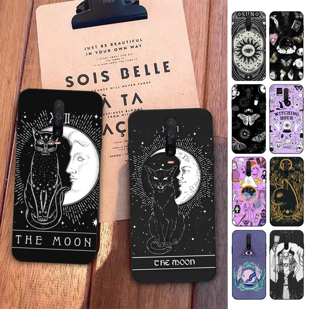 Чехол для телефона Witches Moon Tarot Mystery totem Redmi 5 6 7 8 9 10 plus pro A GO K20 K30 K40 F3 Fundas