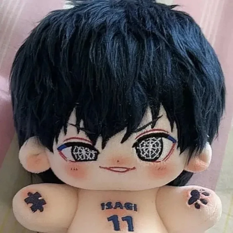 

Anime BLUE LOCK Isagi Yoichi 20cm Plush Dolls Toy Nude Doll Plushie Cosplay 6152 Kids Gift
