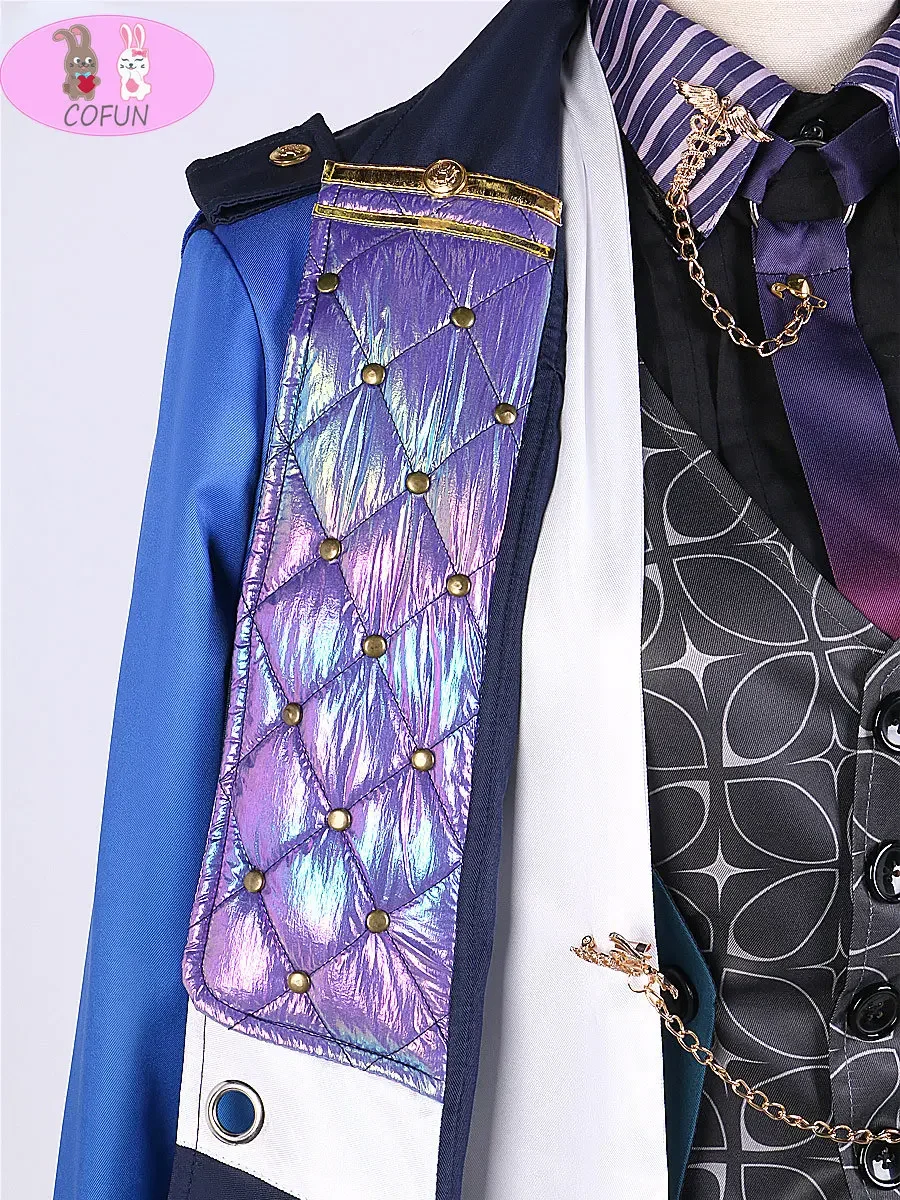 COFUN Vtuber Nijisanji VOLTACTION Shikinagi Akira Косплей Костюм Хэллоуин Ролевые игры Красивый