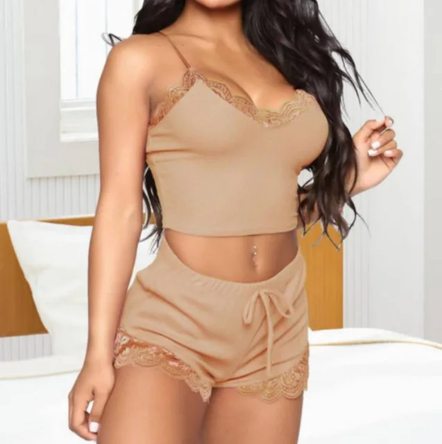 

European and American Fashion Color Contrast Sexy Suit Lace Sexy Lingerie for Women