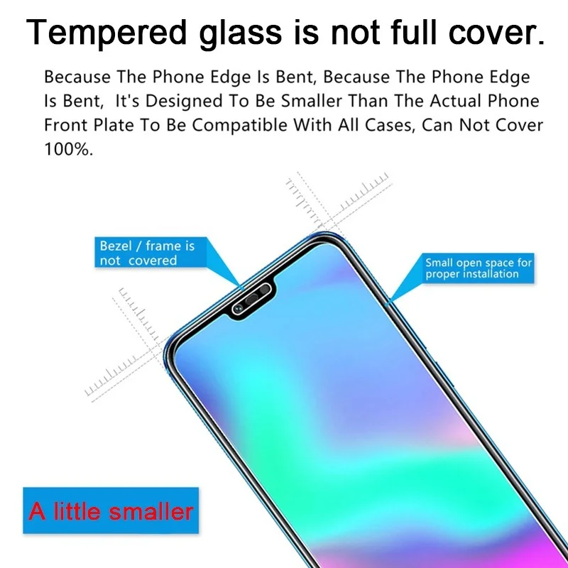 Закаленное стекло для Huawei Honor 7 8 Lite Pro Glass защита экрана смартфона телефона 9 10 20 |